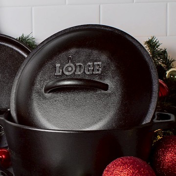 美國製圓形鑄鐵煎鍋22cm專用鍋蓋 (適用型號L5SK3煎鍋/L5RPL/L2SP3/L5IC3) 單一規格