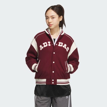 ADIDAS ORIGINALS 愛迪達 阿迪達斯 三葉草 女運動外套-紅色 VRCT BOMBER W-JD6380