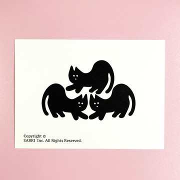 防水貼紙 戒定慧の三学貓 機車貼紙 行李箱貼紙 招財貓  安全帽貼