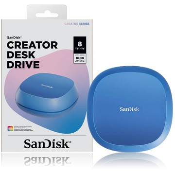 SanDisk【 Creator Desk Drive 桌上型 SSD 】8TB 讀取速度高達 1000MB/s