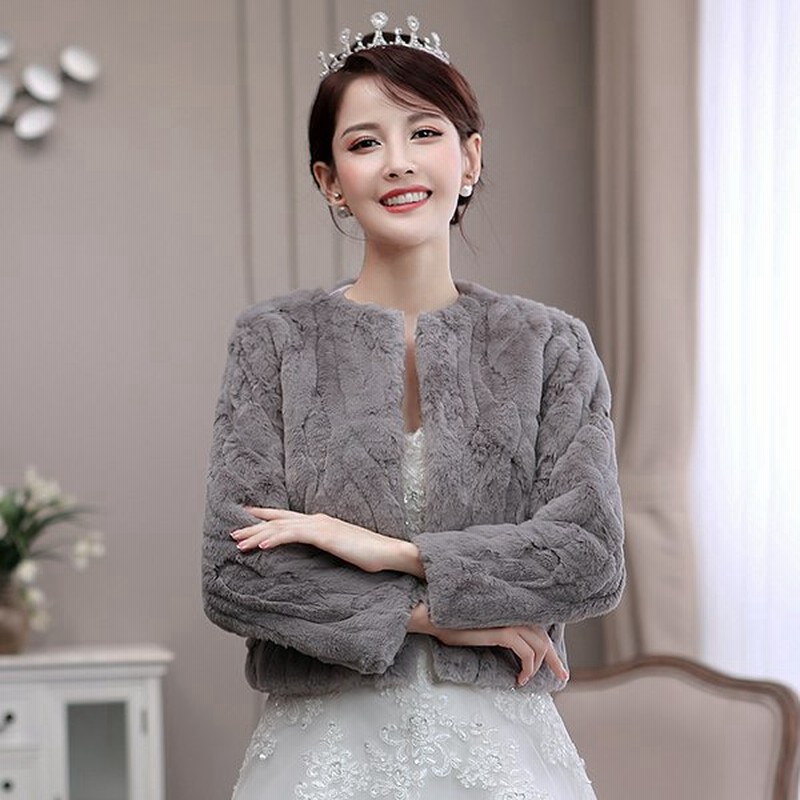 ブライダルケープ 花嫁 安い ウエディングショール 秋冬 結婚式 ファーボレロ 長袖 肩掛け 二次会 ショール 発表会 ケープ 披露宴 グレー カーキ 通販 Lineポイント最大get Lineショッピング