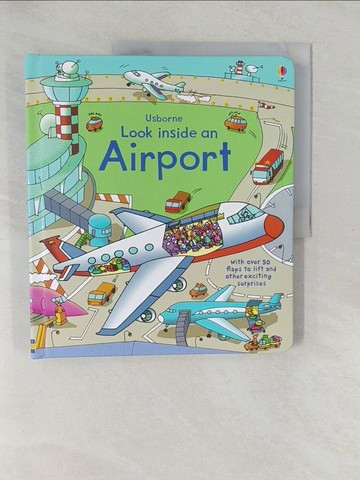 【書寶二手書T1／少年童書_Y6D】Look Inside an Airport_Rob Lloyd Jones、Stefano Tognetti