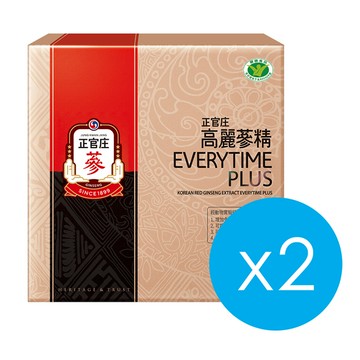 高麗蔘精EVERYTIME PLUS 30入X2盒(效期:2027/05)