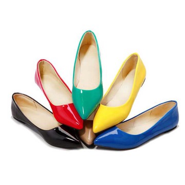 大尺碼女鞋大腳女鞋平底鞋小腳女鞋33小尺碼鞋尖頭女鞋-黑/紅/杏/藍/綠/黃31-49【AAA2983】