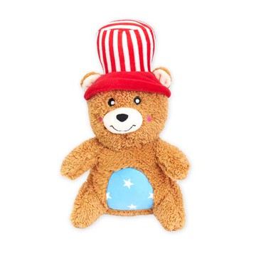 ZippyPaws 就愛在一起-美國小熊(狗狗玩具 寵物玩具 毛絨玩具 發聲玩具)