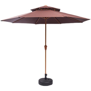 免運 遮陽傘 戶外遮陽傘庭院傘大傘中柱傘擺攤傘折疊沙灘傘保安商用室外太