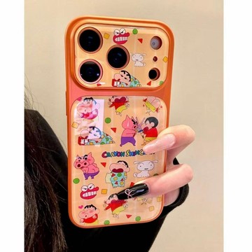 小豬小新適用蘋果17/16PROMAX手機殼15大視窗14iPhone13套