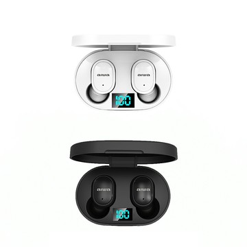 AIWA 愛華 真無線藍牙耳機(白色/黑色) / 組 AT-X80T｜領券最高折$220