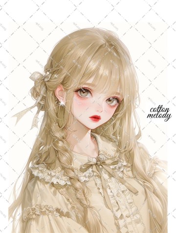 original sticker no.5798 人物貼紙 原創貼紙 人物貼紙 女孩貼紙 原創人物貼紙