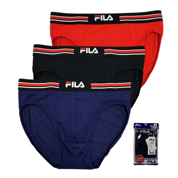 [家速配]FILA男莫代爾舒適三角褲-XL(顏色隨機出貨)