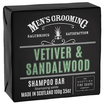 THE SCOTTISH FINE SOAPS 能量洗髮皂 檀木香根草  1個  100g