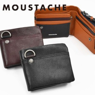 Moustache 財布 二つ折り ムスタッシュ メンズ レディース 本革 革 二つ折り財布 カード入れ 多い カードがたくさん入る カード 大容量 通販 Lineポイント最大4 0 Get Lineショッピング