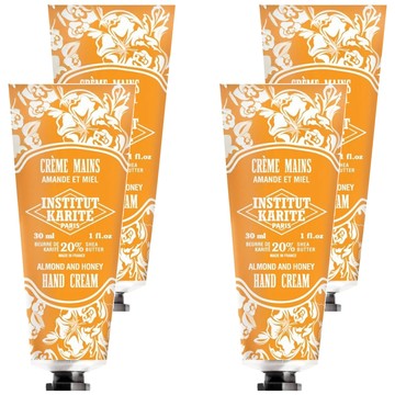 INSTITUT KARITE PARIS 巴黎乳油木 蜂蜜杏仁護手霜 30ml  4條
