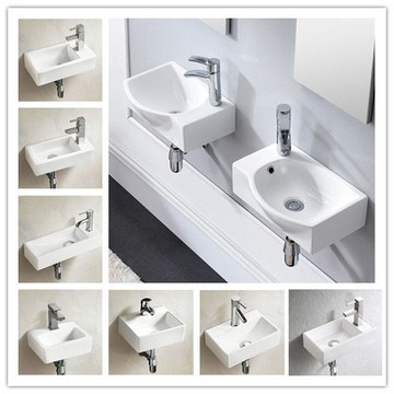 超窄掛盆小尺寸臺上盆迷你洗臉盆小戶型洗手盆小號掛墻式面盆30