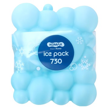 KOMAX 雲朵冰磚 藍色 730ml 可愛造型 重複使用 戶外保冷好幫手  1個  1入
