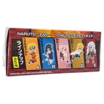 BANPRESTO 火影忍者 WCF 5款Set + 隨機1款 景品 人偶模型  1組