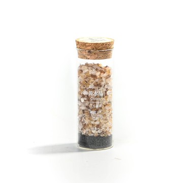 礦物玻璃瓶系列-黃水晶