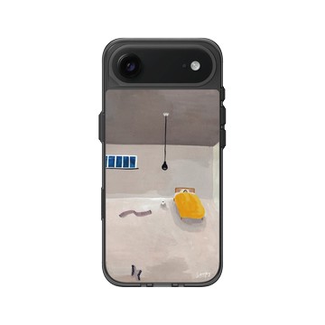 iPhone Air Clear (相機按鈕) 酷墨灰 - Soupy Tang 湯舒皮 - Single Bed