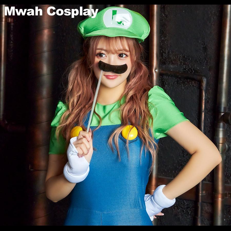 ハロウィン　コスプレ　マリオ　ルイジー　スーパーマリオ ハロウィンコスプレ　L