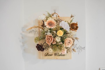 【竒植花物】客製化雷雕乾燥花版 乾燥花禮 生日禮物 情人禮