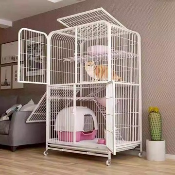 貓籠子貓別墅家用二三層貓窩大型貓舍帶廁所貓咪寵物超大自由空間