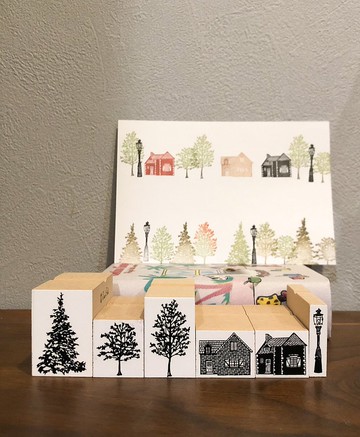 【好評加售】春浪漫 百花木頭印章組