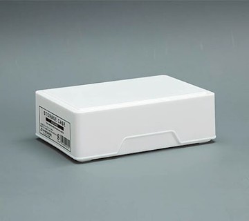 日本製【Sanada】上下蓋名信片收納盒 白色