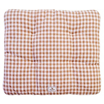 Mon bebe 夢貝貝 雲朵涼感四季床墊 l 粉格 60cm*90cm  1入  60cm x 90cm