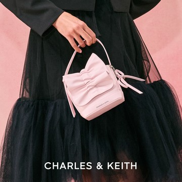 【CHARLES & KEITH】Kadee 抓皺迷你包 附提袋｜快速出貨｜七夕情人節｜生日禮物｜小CK