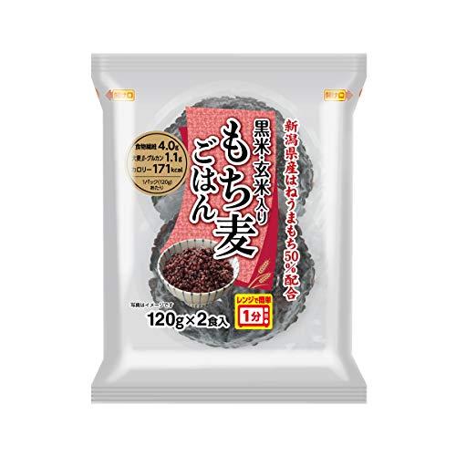 黒米・玄米入りもち麦ごはん 120g×2食入×3袋 越後製菓