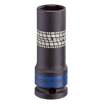 KING TONY 金統立 專業級工具 1/2'DR 公制六角氣動特薄長套筒  1個