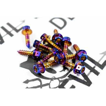 ZOO | 白鐵 鍍鈦 鐵板牙螺絲 鐵板牙 白鐵鍍鈦鐵板牙螺絲 鍍鈦螺絲 5X20 直購價為單顆