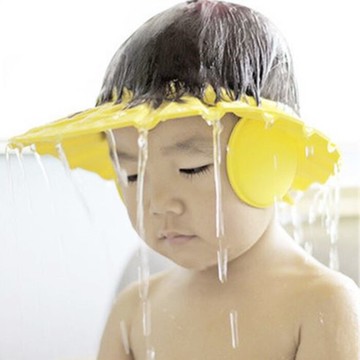 [Hare.D] 幼兒洗髮帽  4段調整 兒童小孩嬰兒護眼護耳剪髮洗髮帽