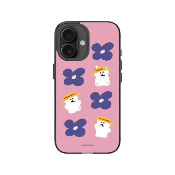 iPhone 16 Clear (相機按鈕) 酷墨灰 - Dinotaeng - 快樂的 BOBO