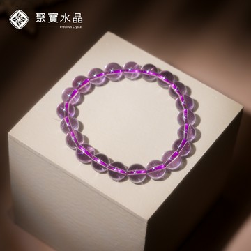 【玻利維亞紫水晶手鍊】項鍊 晶柱 紫超七 白水晶碎石 手鐲 手珠 手排 戒指 原礦 聚寶水晶