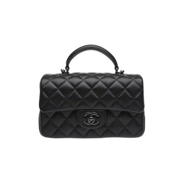 CHANEL SO BLACK 全黑系列手提包翻蓋包鏈條包
