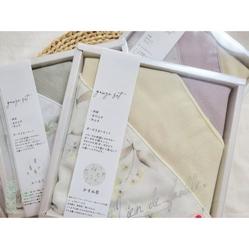 【附發票🍭日本製🔴】日本高品質Lien de famille 紗布方巾三件套組 男寶 女寶 新生兒適用 附發票 送禮