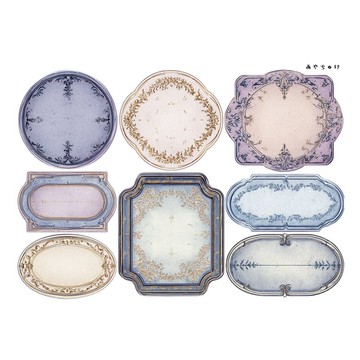 【9 月新品】20-147-0252 剪裁紙 幻想復古浪漫喫茶