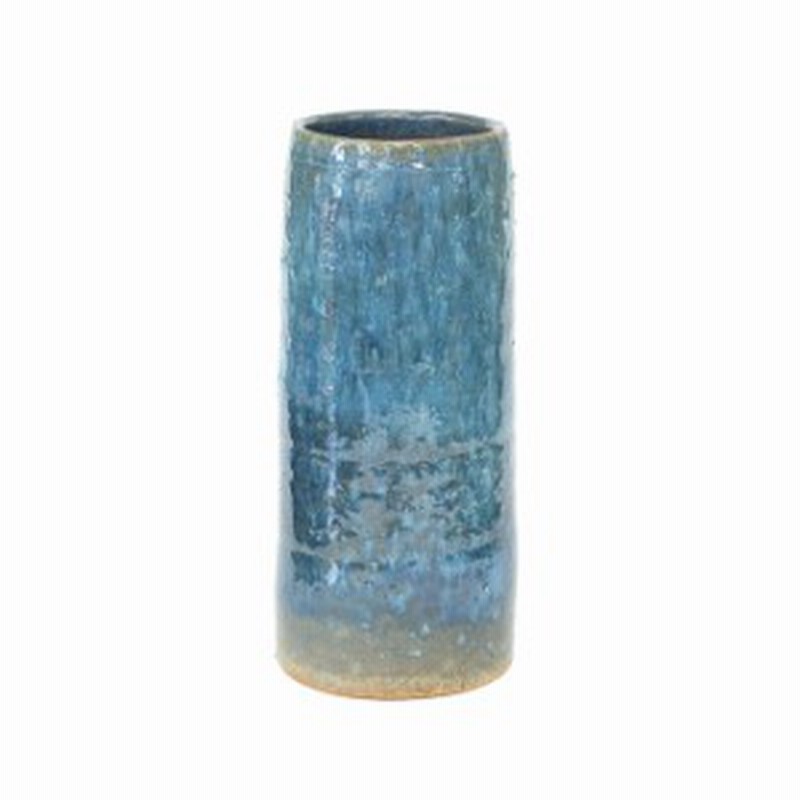 青ｶﾞﾗｽ寸胴花入 9号 信楽焼 陶器 花入れ 花器 花入 花瓶 彩り屋 通販 Lineポイント最大1 0 Get Lineショッピング