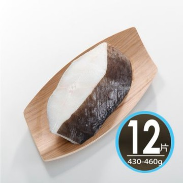 【華得水產】格陵蘭大比目魚厚切片12包(430-460g/包/無肚洞)