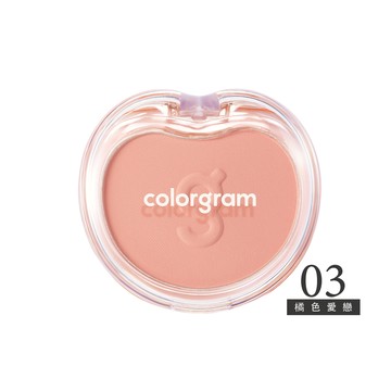 colorgram可麗格朗 裸感棉花腮紅餅-03橘色愛戀