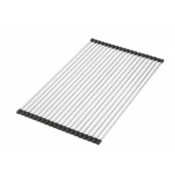 DAY&DAY 日日家居 滴水捲簾 ST3052L #304不鏽鋼 食用級矽膠 適用海灣型水槽  546 x 316mm  銀色  1個