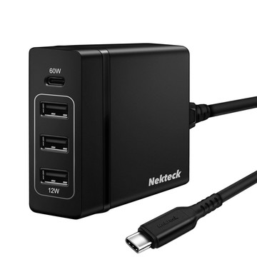 Nekteck 72W USB C壁式充電器 適合C型筆記本電腦 MacBook Pro iPad Pro