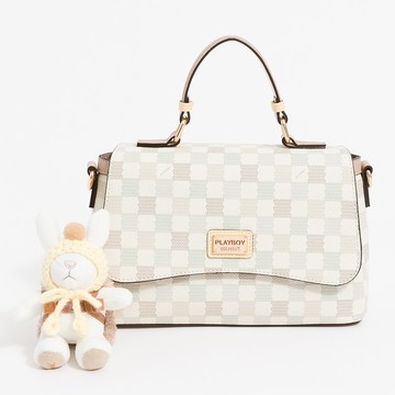 PLAYBOY - 手提包  Wool & Whimsy系列 - 卡其色/552-5005-26-7