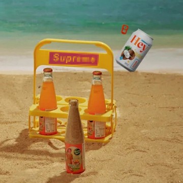 新款創意主題兒童攝影道具可樂手提籃創意影樓寶寫真拍照道具擺件