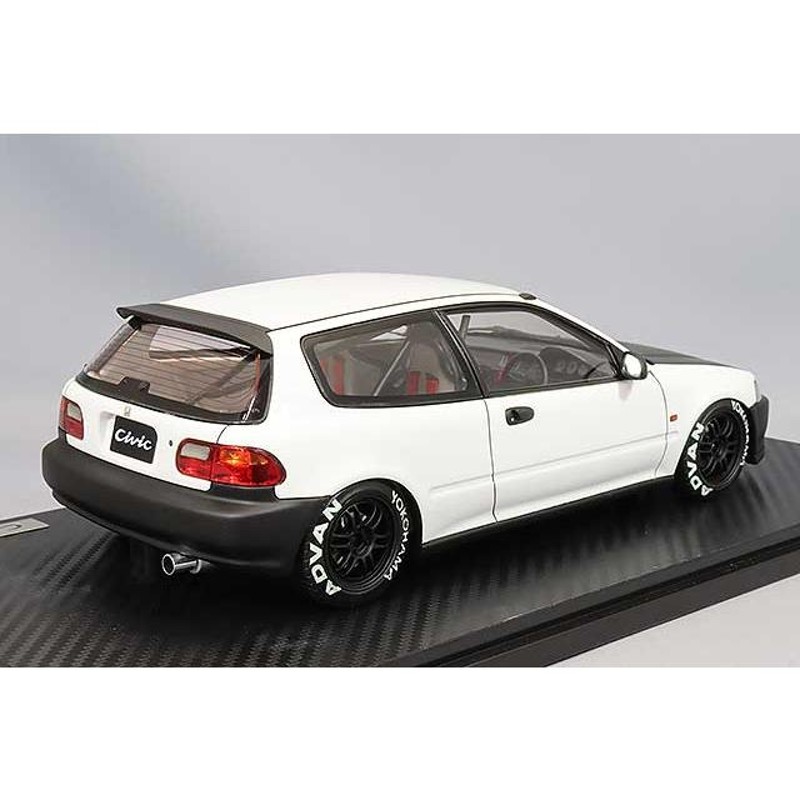 イグニッションモデル 1/18 ホンダ シビック (EG6) ホワイト/ブラック | LINEブランドカタログ