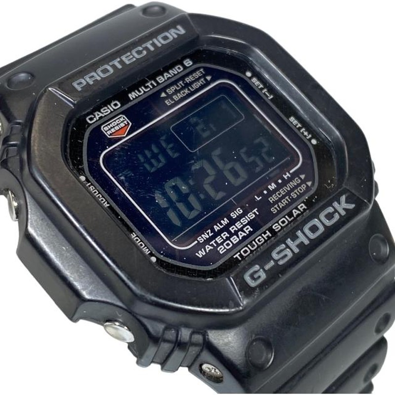 稼働品】CASIO カシオ G-SHOCK GW-M5610-1BJF BASIC 腕時計 時計 マルチバンド6 デジタル 電波ソーラー タフソーラー  ブラック | LINEショッピング