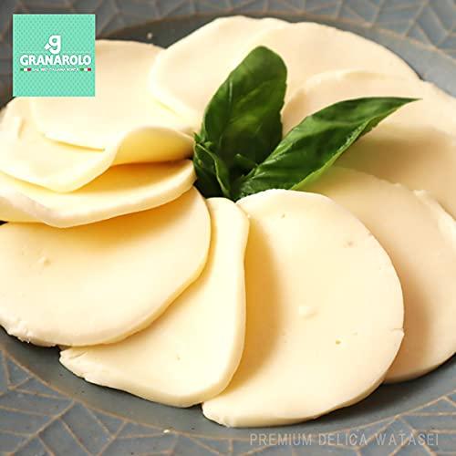 イタリア産グラナローロ社製モッツアレラチーズスライス1000g １枚約20g　mozzarella IQF slice