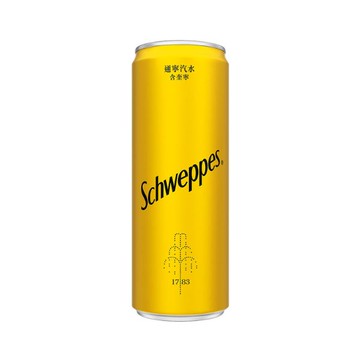 舒味思schweppes 通寧水 330ml x 24瓶