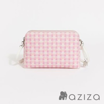 aziza DOPAMINE三層斜背貝殼包-大-粉